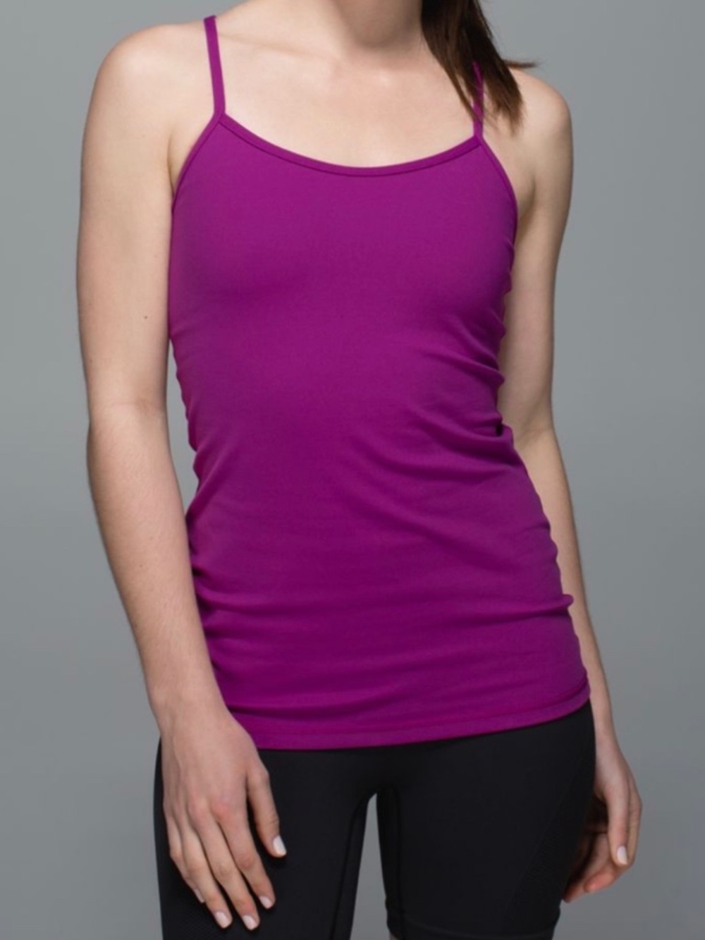NWOT - Lululemon - Power Y Tank - Luon - Regal Plum - Size 6